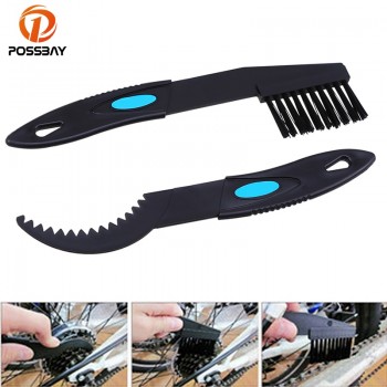 POSSBAY 1Set Wheel Cleaning Brush Cleaner Tools Motorcycle Chain Cleaner Cycling Crankset Chain Brush Tool Gear Brush Cleaners