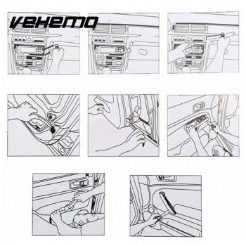 12Pcs/set Car Panel Refit Trim Removal Tools Set Kit Univesal Refitting