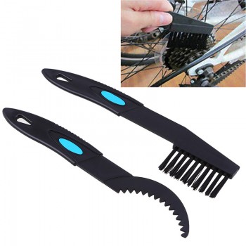 New 1 Set Cycling Motorcycle Chain Cleaning Tool Gear Grunge Brush Cleaner Chain Wheel Flywheel Bicycle Crankset Clean Brush