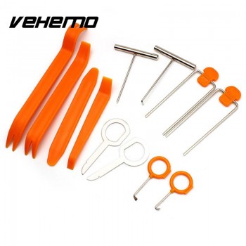 VEHEMO 12Pcs/set Portable Vehicle Car Auto Panel Audio Refit Trim Removal Tools Kits Car Accessories Pry Refitting Tools