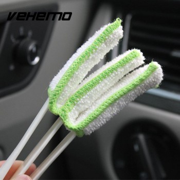 Vehemo Car Automotive Vent Cleaner Tool PC Keyboard Air Outlet Cleaning Brush