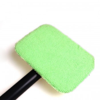 BU-Bauty Window Windshield Wiper Cloth Clean Tool Washable Shine Handy Microfiber Auto Window Cleaner Long Handle Car Wash Brush
