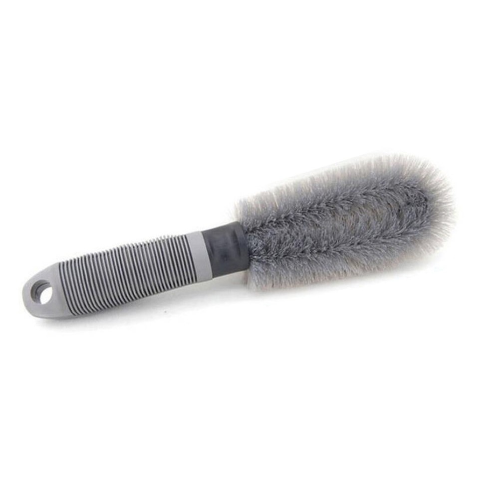 Car Wheel Cleanning Brush Wash Soft Bristles with Non-slip Handle for Car Tire Brush Motorcycle Washing Cleaning Tool