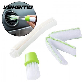 Car Dashboard Vent Cleaner Tool PC Keyboard Air Outlet Dust Cleaning Brush