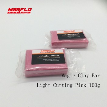 Marflo 5pcs/lot Magic Clay Bar Light Cutting Grade Pink 200g Auto Car Paint Care Cleaning Detailing Washing Before Car Styling