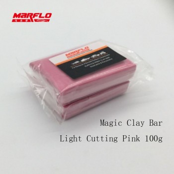 Marflo 5pcs/lot Magic Clay Bar Light Cutting Grade Pink 200g Auto Car Paint Care Cleaning Detailing Washing Before Car Styling