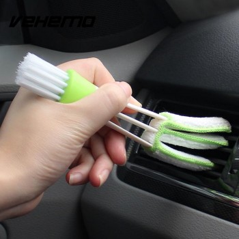 Vehemo Car Dashboard Vent Cleaner Tool Keyboard Air Outlet Dust Cleaning Brush