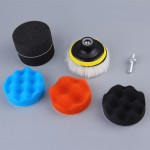 7pcs 8CM Polishing Buffing Pad Kit for Auto Car Polishing Wheel Kit Buffer With Drill Adapter Car Removes Scratches