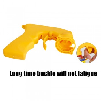 EAFC Spray Adaptor Paint Care Aerosol Spray Gun Handle with Full Grip Trigger Locking Collar Car Maintenance