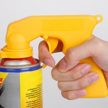 Aerosol Spray Gun Handle with Full Grip Trigger Adapter Locking Collar for Car Paint Care Maintenance Painting Paint Tool