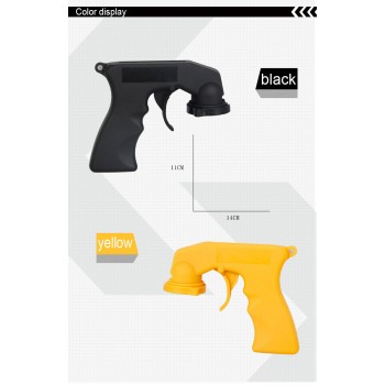 Aerosol Spray Gun Handle with Full Grip Trigger Adapter Locking Collar for Car Paint Care Maintenance Painting Paint Tool