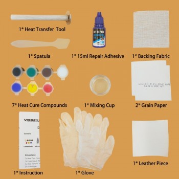 Visbella Liquid Skin DIY Leather Vinyl Repair Kit Seat Sofa Coats Hole Crack Rip Auto Car Care repair kit Leather Restore Tools