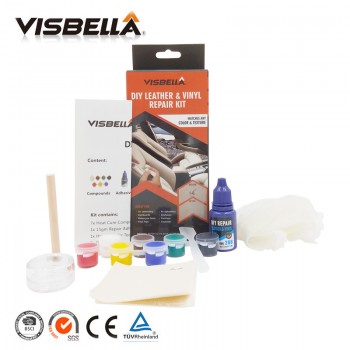 Visbella Liquid Skin DIY Leather Vinyl Repair Kit Seat Sofa Coats Hole Crack Rip Auto Car Care repair kit Leather Restore Tools