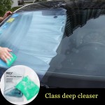 Car Scratch Remover Liquid Sponge Glass Deep Cleanser Car Glass Cleaning Sponge Glass Remove Oil Film