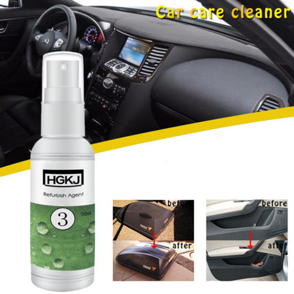 Magic Wipe 50ML Car Care Refurbisher Agent Clean Detergent Plastic Leather Parts Refurbishing Agent Interior Trim dust-proof