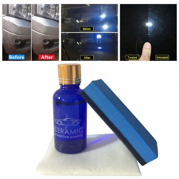 30ML 9H Car Polish Paint Scratch Repair Polishing Wax Oxidation Ceramic Scratch Remover Paint Care Auto detailing Coating Set