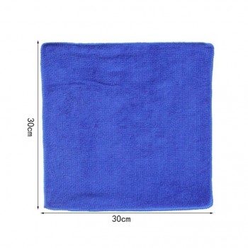 New Hot High Quality  6PCS Blue Absorbent Wash Cloth Car Auto Care Microfiber Cleaning Towels Drop Shipping
