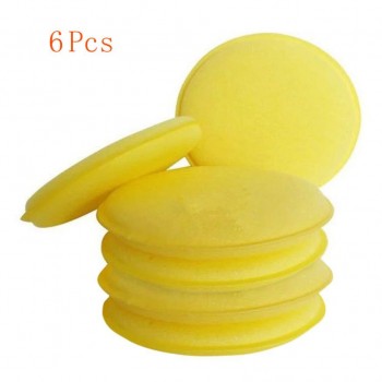 CARPRIE 6 pcs Car Waxing Polish Foam Sponge Wax Applicator Cleaning Detailing Pads