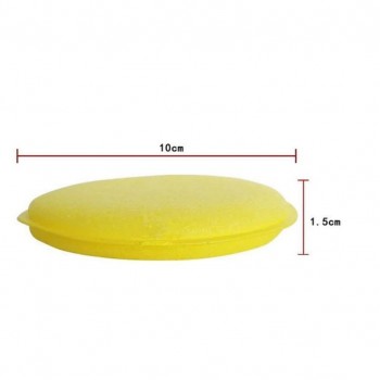 CARPRIE 6 pcs Car Waxing Polish Foam Sponge Wax Applicator Cleaning Detailing Pads