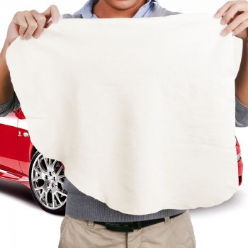 Natural Shammy Chamois Leather Car Cleaning Towels Drying Washing Cloth Maintenance Tools New