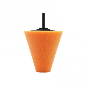 Wheel Hub Polish Buffing Shank Polishing Sponge Cone Metal Foam Pad Car 6MM