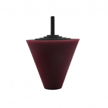 Wheel Hub Polish Buffing Shank Polishing Sponge Cone Metal Foam Pad Car 6MM