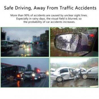 50ML Car Windshield Liquid Ceramic Coat Whit towel and sponge Super Hydrophobic Glass Coating Cleaning  effectiveness of wipers
