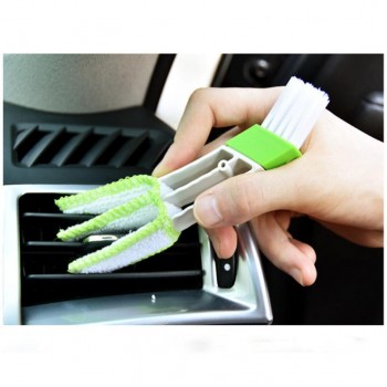 CARPRIE Car Vent Air-Condition Blind Cleaner Keyboard Duster Double Heads Cleaning Brush Aug15 Drop Ship