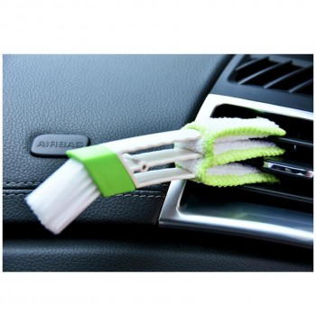 CARPRIE Car Vent Air-Condition Blind Cleaner Keyboard Duster Double Heads Cleaning Brush Aug15 Drop Ship
