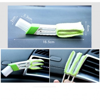 CARPRIE Car Vent Air-Condition Blind Cleaner Keyboard Duster Double Heads Cleaning Brush Aug15 Drop Ship