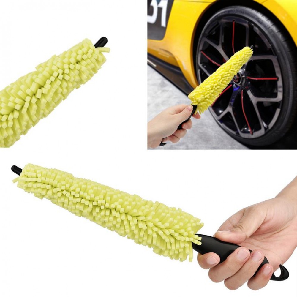 CARPRIE 2pcs Sponge Wheel Brush Wheel Cleaner Car Care Washing Brush Steel Wheel Cleaning Aug16 Drop Ship