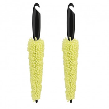 CARPRIE 2pcs Sponge Wheel Brush Wheel Cleaner Car Care Washing Brush Steel Wheel Cleaning Aug16 Drop Ship