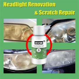 HGKJ-8 20/50ML Car Lens Restoration Kit Headlight Brightening Headlight Repair Refurbished Agent Enhances visibility safety