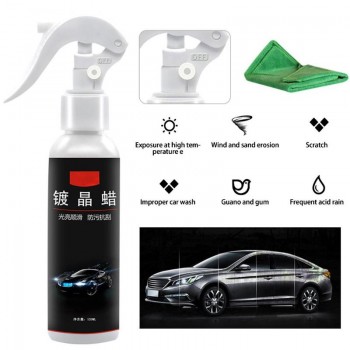 120mL Hydrophobic Car Wax Liquid Glass Ceramic Coating Polish Paint Care Automotive Glass Mirrors Paint Cleaner Auto Car Tools