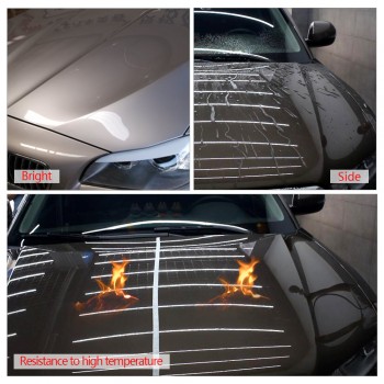 9H Paint Care Car Liquid Glass Ceramic Car Coating Nano Hydrophobic Car Polish Auto Detailing High Gloss  Super Hydrophobic Kit