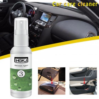 Refurbisher 50ml Agent Car Interior Care Leather Seats Plastic Maintenance Clean Detergent Rubber Wax Polish Accessories #30