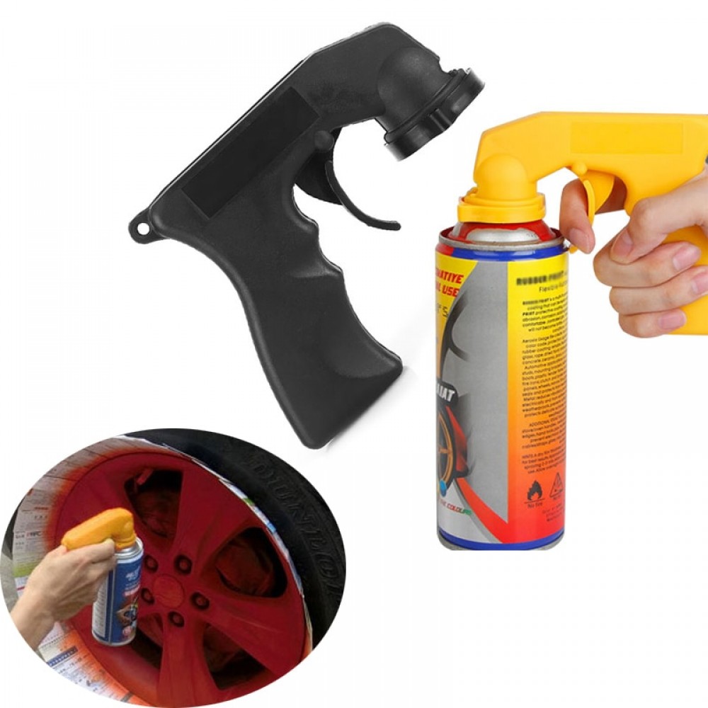 Spray Adaptor Aerosol Spray Gun Handle With Full Grip Trigger Locking Collar Car Maintenance Paint Care