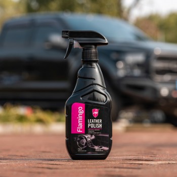 500ml Car Leather Polish Interior Seats Rubber Vinyl Coat Cleaner Auto Leather Maintenance Refurbisher 16.23oz