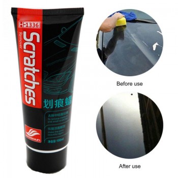 Car Scratches Repair Polishing Wax Cream Paint Scratch Remover Care 100ml Excellent High Gloss Effect, Shiny As Mirror