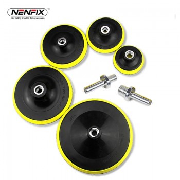3~7inch Sandpaper Sucker Polishing Self-adhesive Disc amp; Drill Rod Backing Pad Plate Car Polisher Bonnet Dia. 80-180mm Paint Care