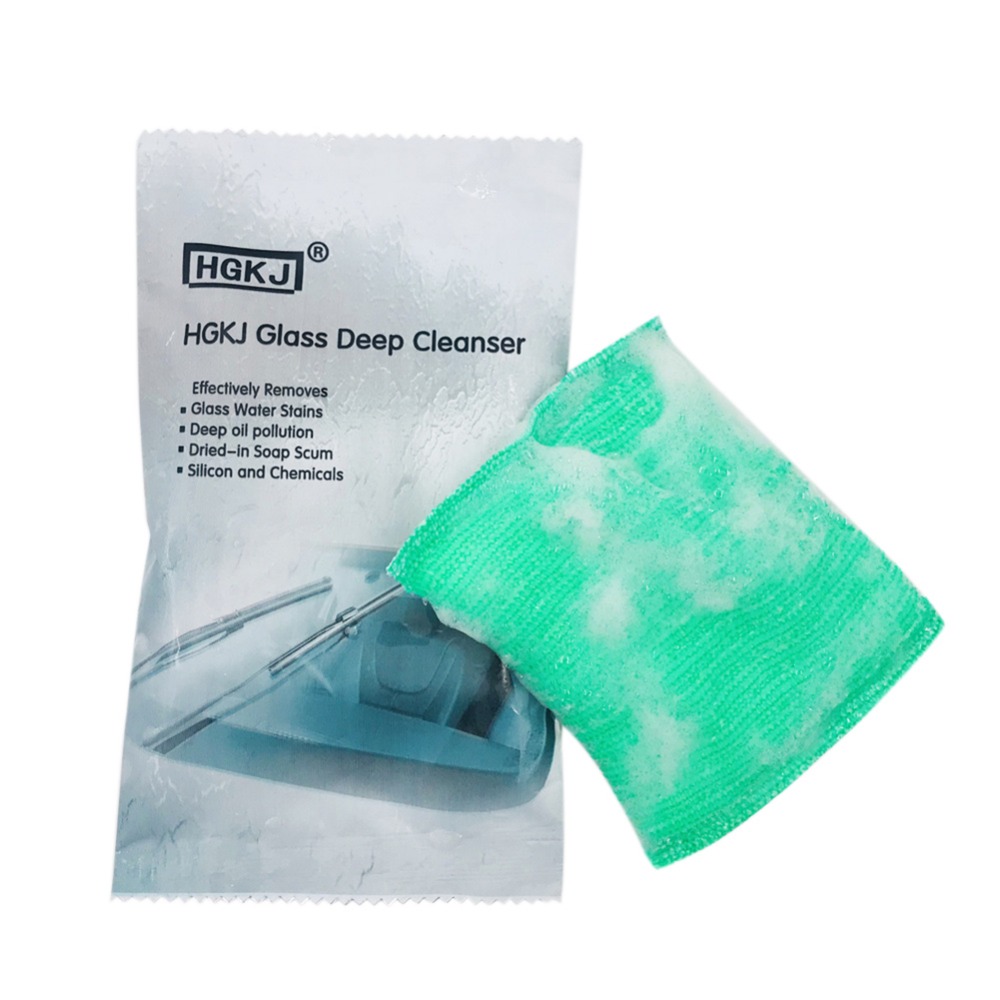 1pcs Universal Car Glass Oil Film Scratch Removing Cleaning Washing Sponge Removed Dirt Scratches Grease Resins Repair Sponge