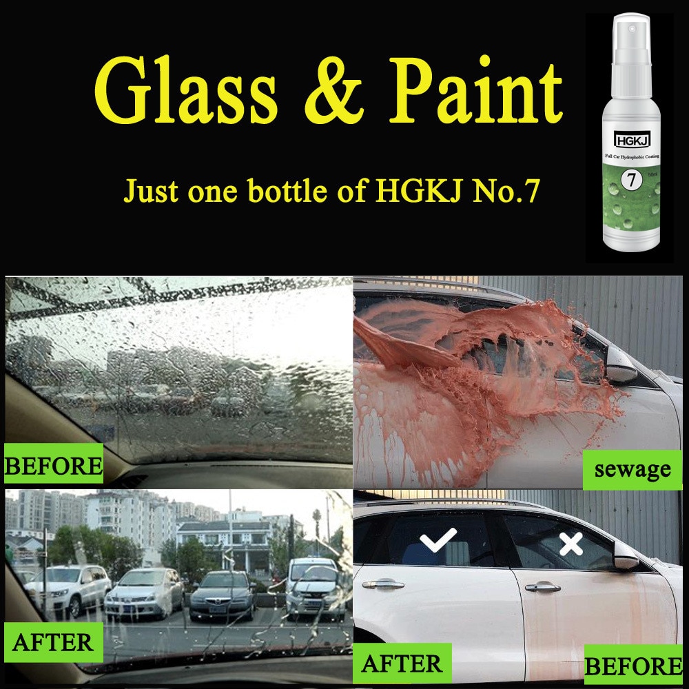 NEW 20/50ML HGKJ Full Car Hydrophobic Coating Windshield Paint Waterproof Rainproof Protect Coating car polish Lowest Price