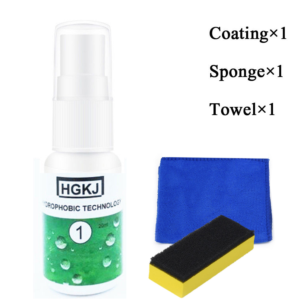 1 set  Nano Coating Hydrophobic Coat Waterproof Glass Cloth Shoes Agent Spray Car Automobile Accessories