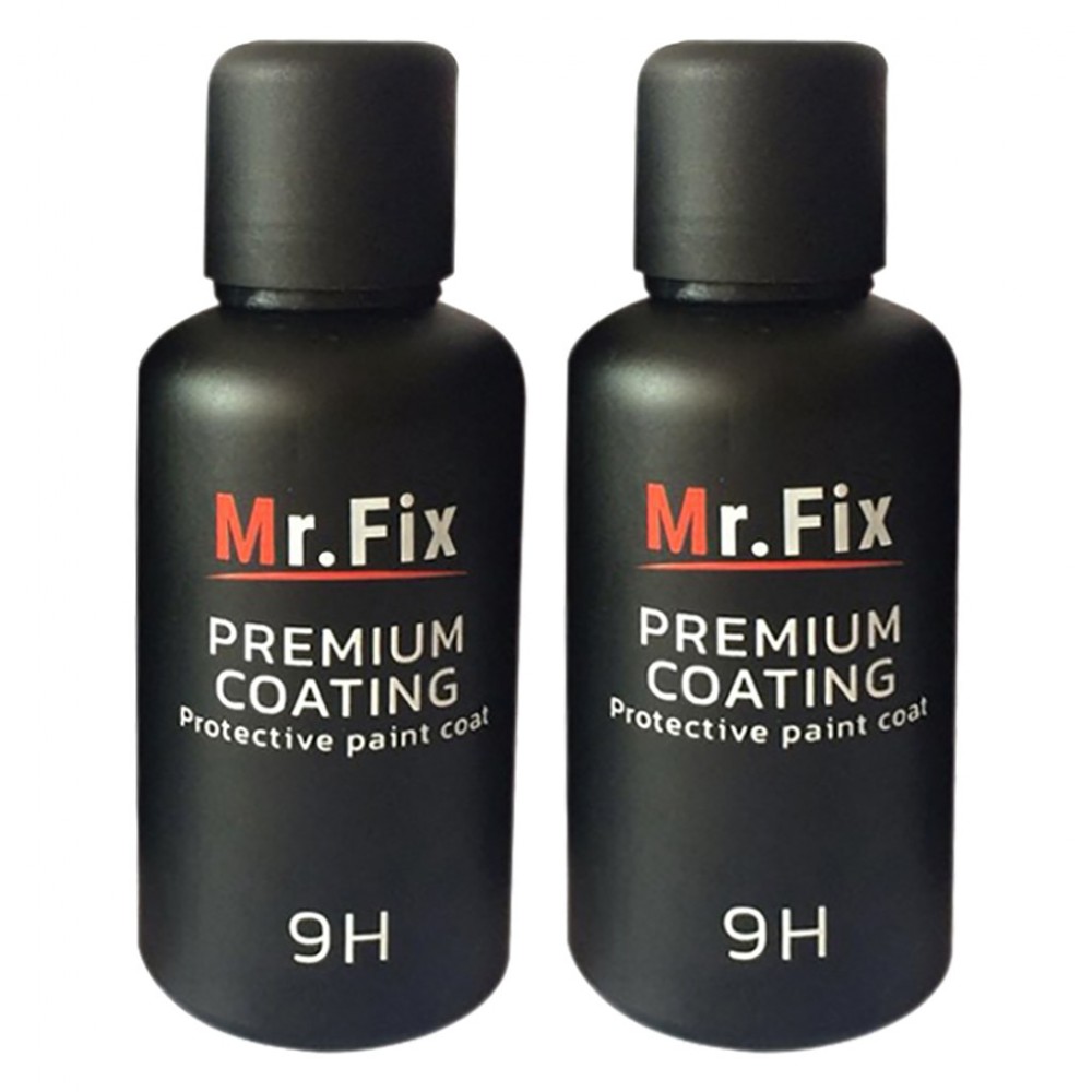 2PCS Mr fix9H Car Oxidation Liquid Ceramic Coat Super Hydrophobic Glass Coating Set Polysiloxane materials Care Multicolor H9
