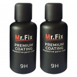 2PCS Mr fix9H Car Oxidation Liquid Ceramic Coat Super Hydrophobic Glass Coating Set Polysiloxane materials Care Multicolor H9