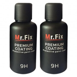 2PCS Mr fix9H Car Oxidation Liquid Ceramic Coat Super Hydrophobic Glass Coating Set Polysiloxane materials Care Multicolor H9