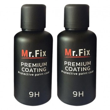 2PCS Mr fix9H Car Oxidation Liquid Ceramic Coat Super Hydrophobic Glass Coating Set Polysiloxane materials Care Multicolor H9