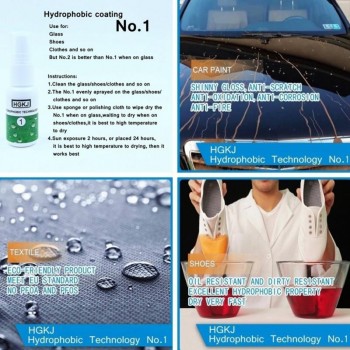 20ml  50ml Multifunctional Car Windshield Glass Nano Hydrophobic Coating Waterproof Agent