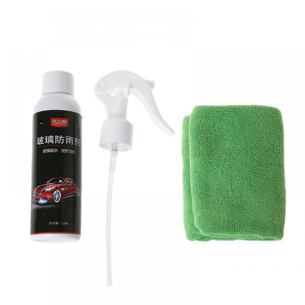 Free postage Auto Rearview Mirror Repellent Agent Car Glass Anti Water Front Windshield Anti-Rain Agent With Towel Car-styling