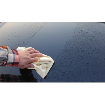 Free Shipping Drying Cleaning Towel Natural Genuine Leather Chamois Shammy Sponge cloth Sheepskin Absorbent Towel Car Washing